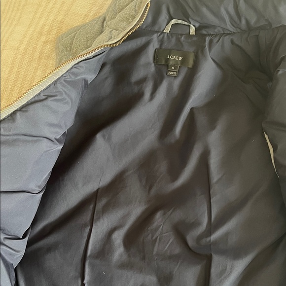 J. Crew Charcoal Quilted Vest - Picture 5 of 6